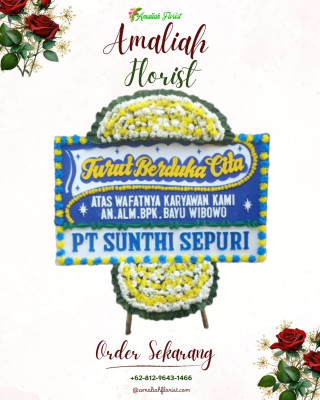 Papan Bunga Duka di Sumberadi